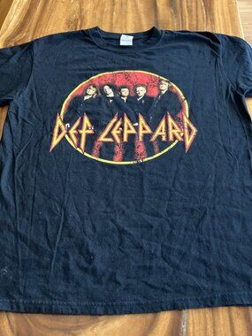 Vintage Def Leppard Tour 2006 T-Shirt Anvil Size Large